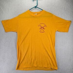 Vintage Marines Drill Instructor School Student T-Shirt Mens L Single Stitch 80s